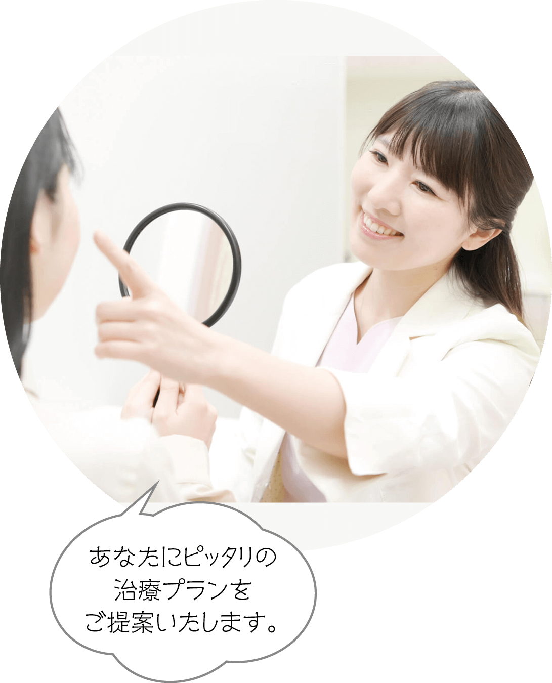 あなたにピッタリの治療プランをご提案いたします。