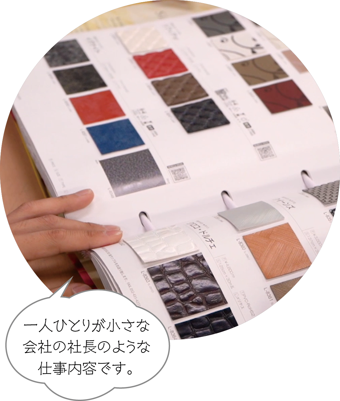 一人ひとりが小さな会社の社長のような仕事内容です。